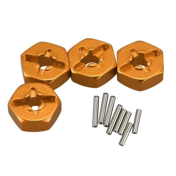 4ST Adaptrar Hexagonal Wheels GULD 2ST 2ST guld 2PCS-2PCS