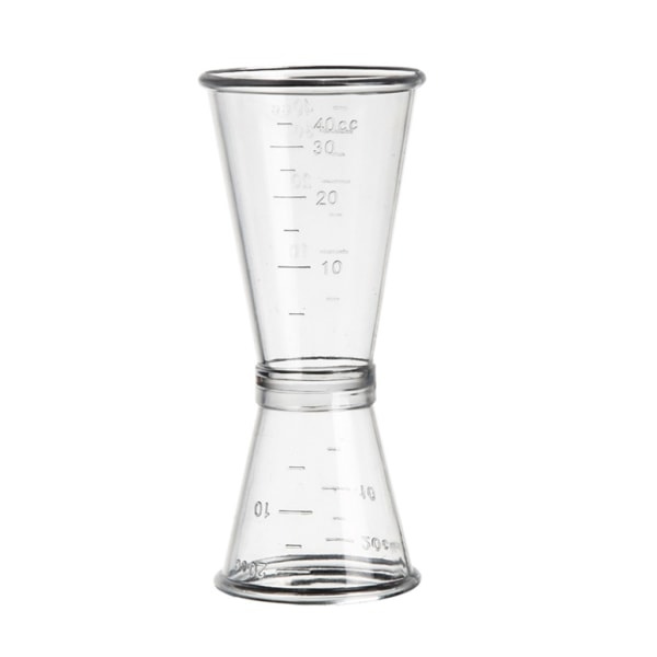 Jigger Single Double Shot Cocktail Vin Kort Drik Størrelse Kop S / L Bar Fest Transparent - 20cc~40cc