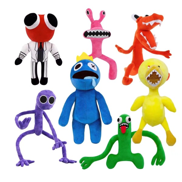 Rainbow Friends Plyslegetøj Blød Plyssedukke, Gave til Børn C-30cm