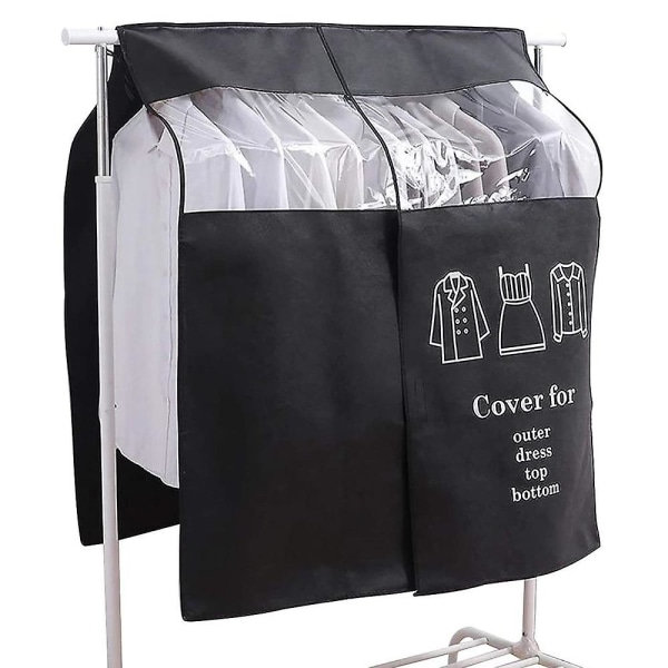 Svart Dammskydd Cover Andas 90 X 110 Cm Med