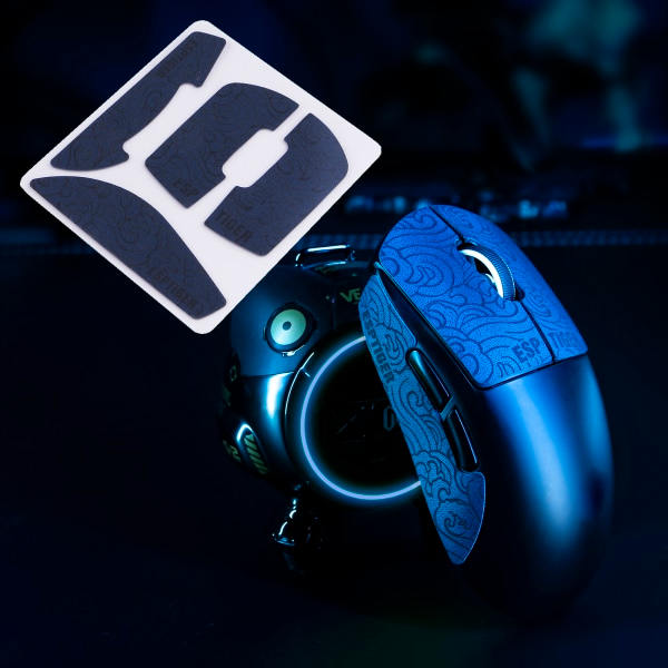 Esports Tiger Musmat Side Stickers Sved-resistent grebstape til GPRO X Superlight mus
