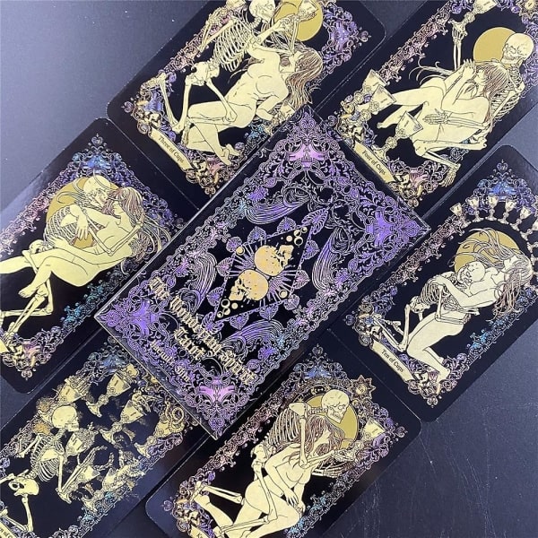 Labyrint tarotdæk - nyt brætspil i høj kvalitet til spådom af skæbnen - kortspil til tarot for begyndere - tarotgave Tt215 Tt215