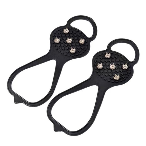 Antiskrid skodubber sorte 5 tænder black 5 teeth