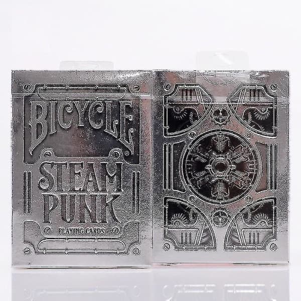 Kortspil Cykel Silver Steampunk Deck Magic Kort Spillekort Magic Rekvisitter