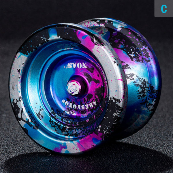 Metalllegering Aluminium Yoyo Professional med 10 Kula kk-lager C one size C one size