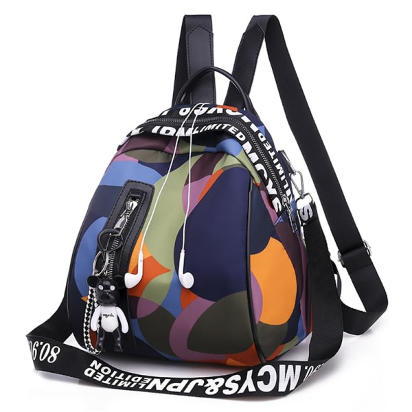 Ny multifunktionell ryggsäck för damer Vattentät Oxford Bagpack Thef A one size
