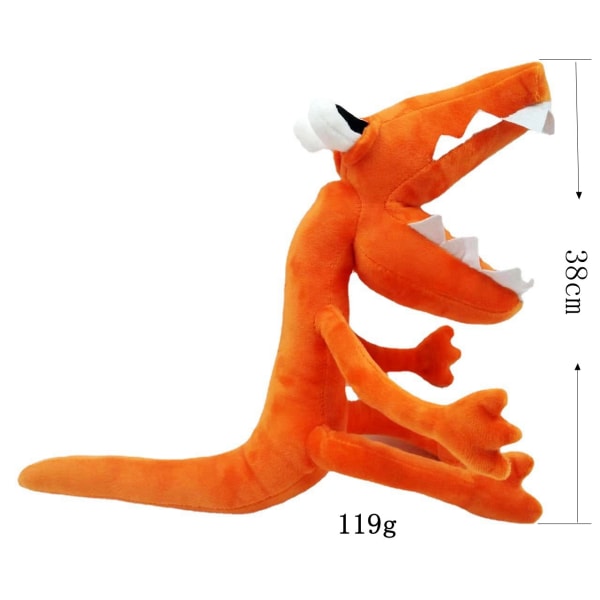 roblox Rainbow Friends Rainbow Pals plyslegetøjsdukke Orange Weasel 25cm-53cm