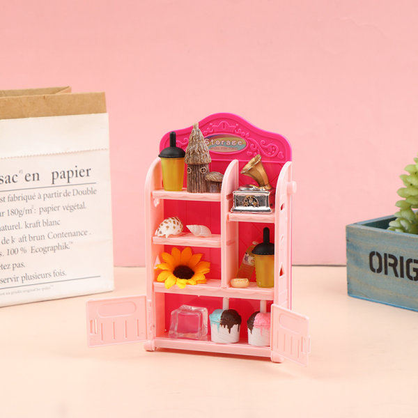 1:12 Dukkehust Miniatyr Supermarked Butikk Hylle Møbeldekor