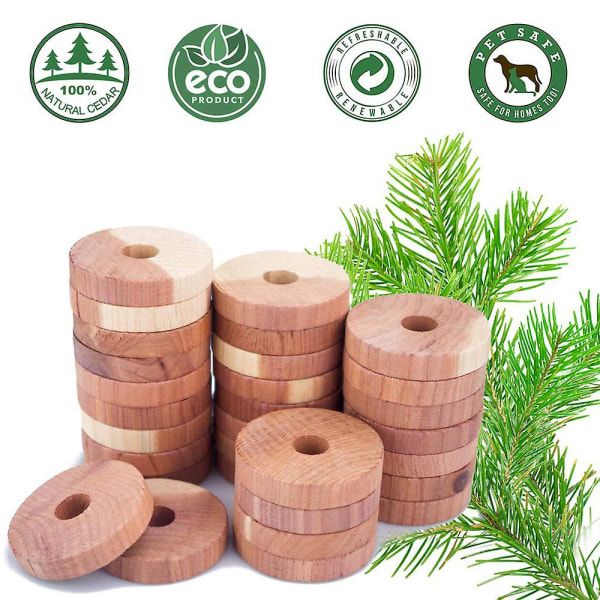 Cedar Wood Moth Repellent 100% Naturlig Cedar Moth Killer för garderob