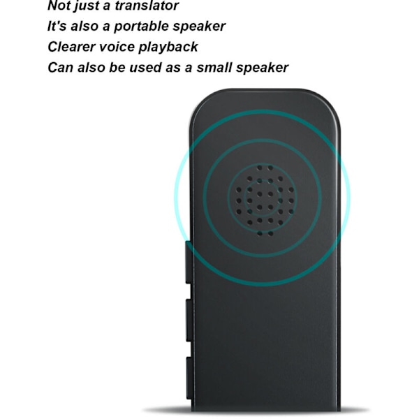 Real-time sprogoversætter, offline tovejs oversættelse, præcis BT, 600mAh, sprogoversætterenhed til forretningsrejser, DUBUNS