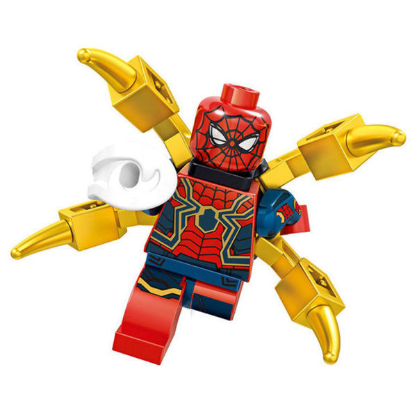 Superhjälte Byggstenleksaker Minifigurer Barnleksak Actionfigur