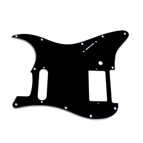 3-lagers Svart Gitarr Pickguard för Fender HS Single Strat Humbucker