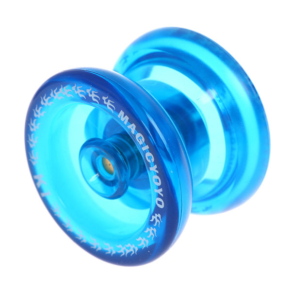 Yoyo Classic Baby Toys Professionell Magic Yoyo K1 Spin Aluminium Blå en one size