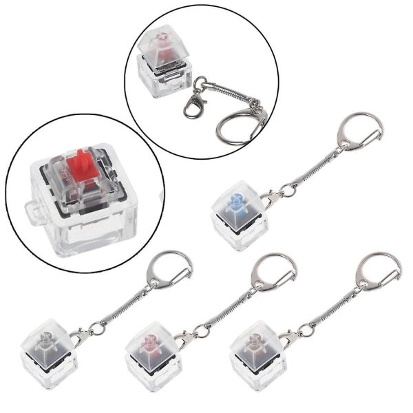 Gateron MX Switch Mekanisk Switch Nøkkelring For Tastaturbrytere Tester Kit Uten LED Lys Leke Stressavlastning