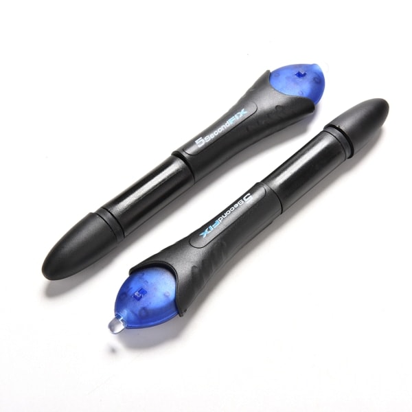 1 stk. 5 Second Fix Lim UV-lys reparationsværktøj til mobil plast sort one size black one size