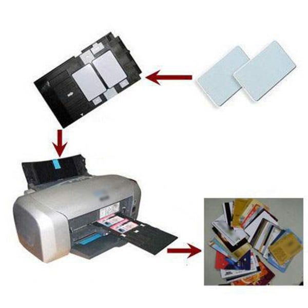 Inkjet PVC ID-kortbakke Plast til EpsonT50 0 A50 L800 L801 L805 Printer