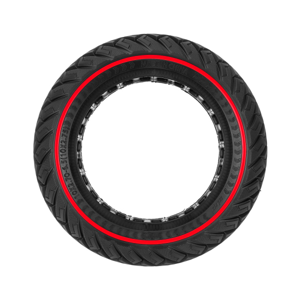 Ulip10*2.7-6.5 terränggående massivdäck 10-tums Kugoo G-Booster G2 Pro Xilop däck Svart
