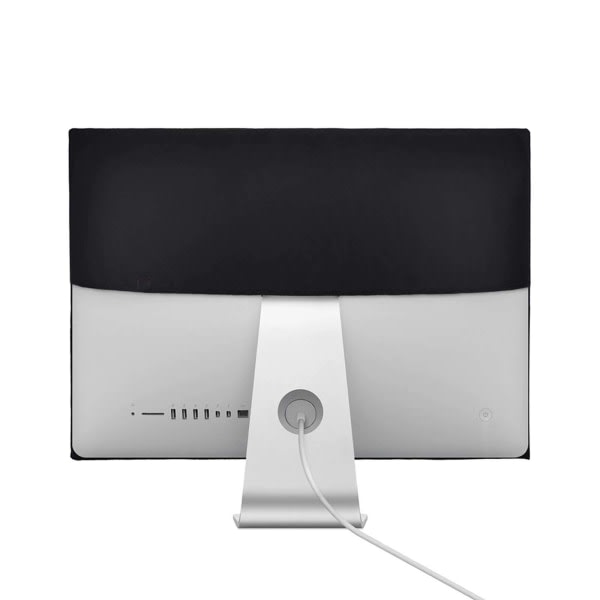 21,5/ 27 tums svart cover Vattentätt PU-skydd för iMac LCD-skärm Display Cover Bag 27 A