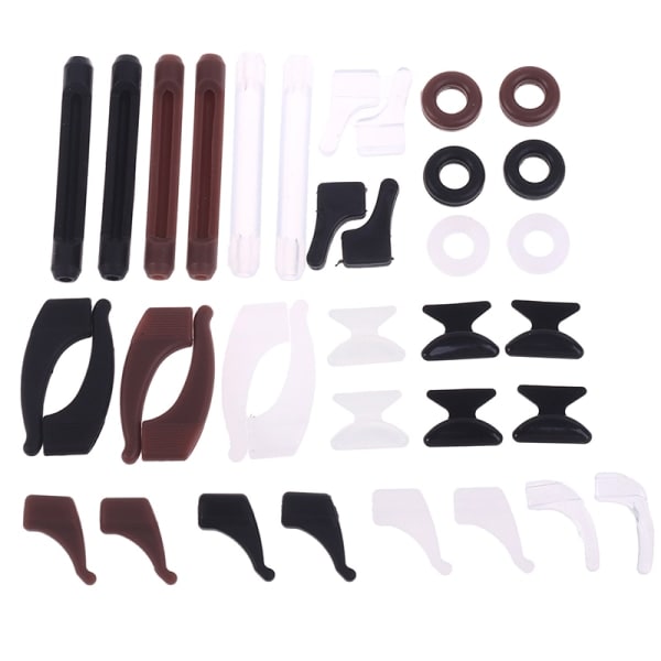 Silikon Anti-halk glasögon öronkrokar hållare näskuddar för E 5(12Pairs) 5(12Pairs)