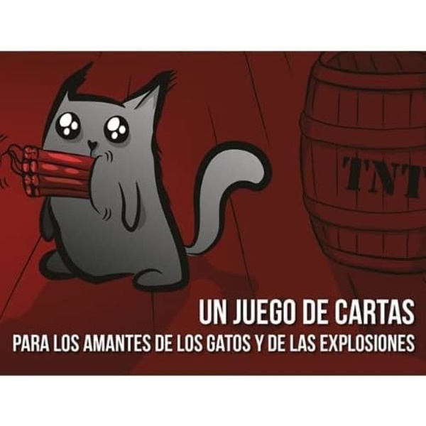 Exploding Kittens - Kortspill på spansk, 7+ år - EKIEK01ES
