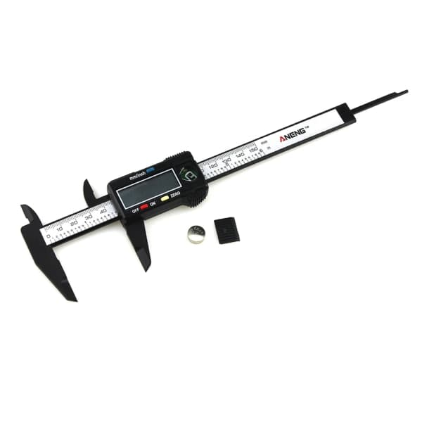 Digital LCD Mikrometer Skyvel caliper 150mm/6 tommer Elektronisk Skyvel caliper