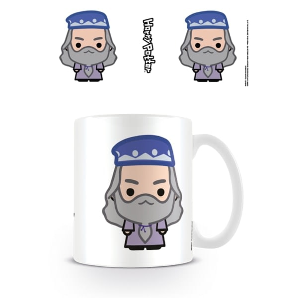 Harry Potter Chibi Dumbledore Knap One Size Hvid/Blå/Grå Hvid/Blå/Grå One Size
