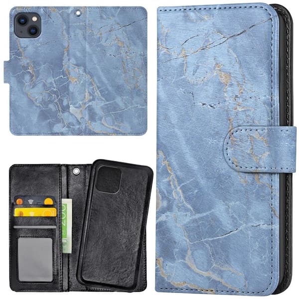 iPhone 14 - Plånboksfodral/Fodral Marmor 150