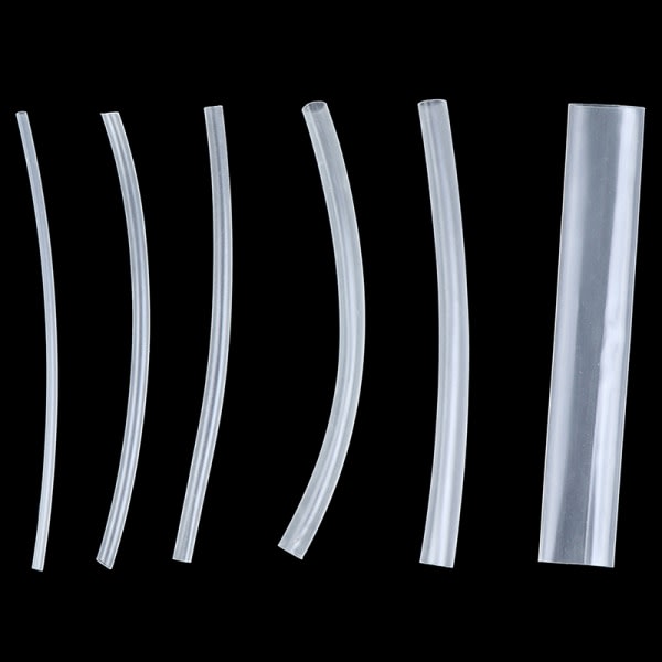 150 st 100 mm 2:1 Krympslang Polyolefin Transparent tub one size one size