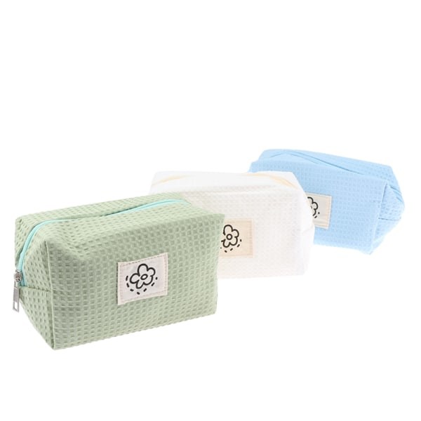 1. Kosmetisk taske Makeup Opbevaring Rejse toiletartikler Organizer Etui Kaffe