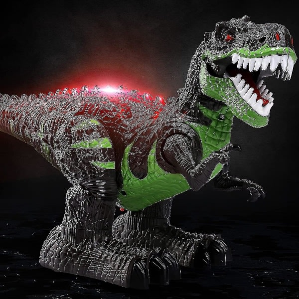 2,4 GHz fjernkontroll dinosaurleker, gårobotdinosaur med LED-lys og lyd, simulering