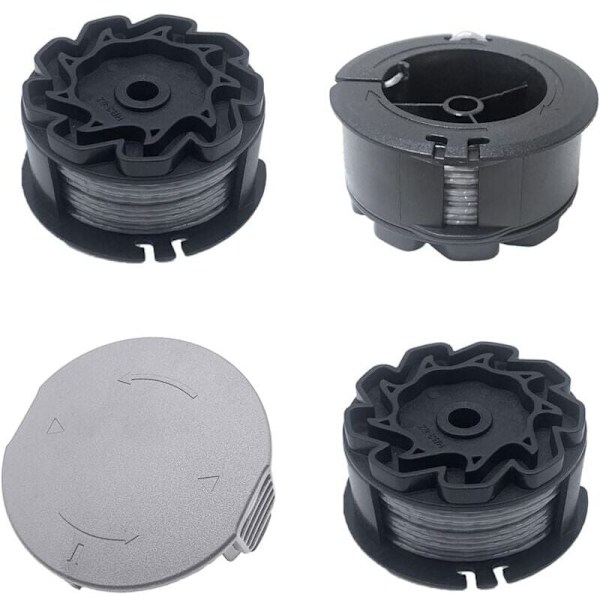 Sett med 3 erstatningsspoler for UniversalGrassCut 18V-26/18V-260/18/18-26/18-260, for ‎F016800570 og 1600A01R5J (6 m, 1,6 mm).