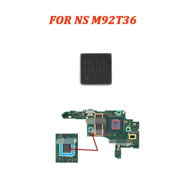 2x IC-chip M92t17/m92t36 Moderkort Power för Switch Batteri Chip