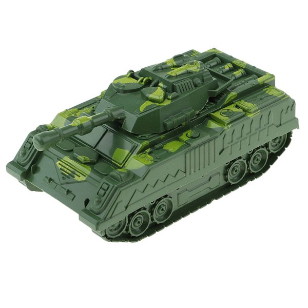 Militær stridsvagnsleksak i miniatyr