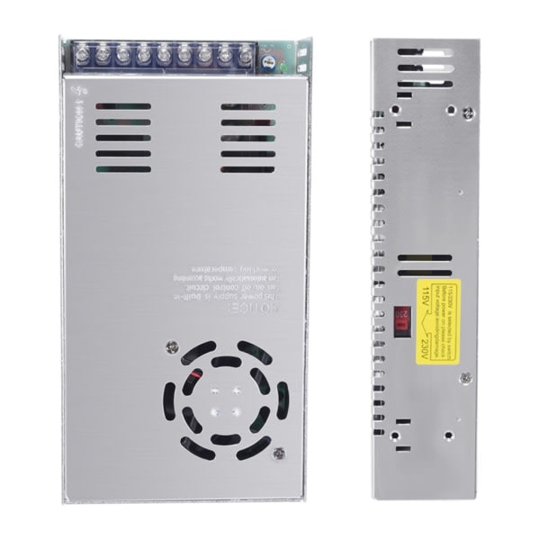 Strömadapter för 3D-skrivare, LED-drivrutin, 24V DC, 15A, 360W