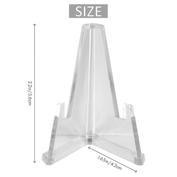 40st Mini Coin Display Stand Staffli Display Stand Mynthållare kompatibel med visning av mynt