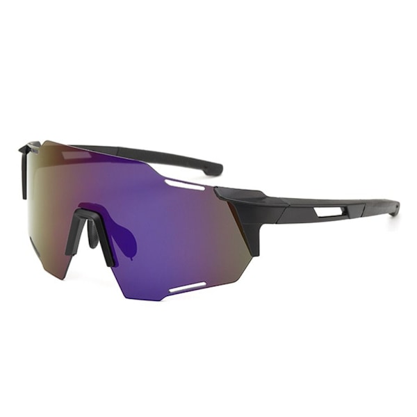Sportsolglasögon Cykelglasögon UV-skyddande glasögon Motocrossglasögon Black-Blue Film