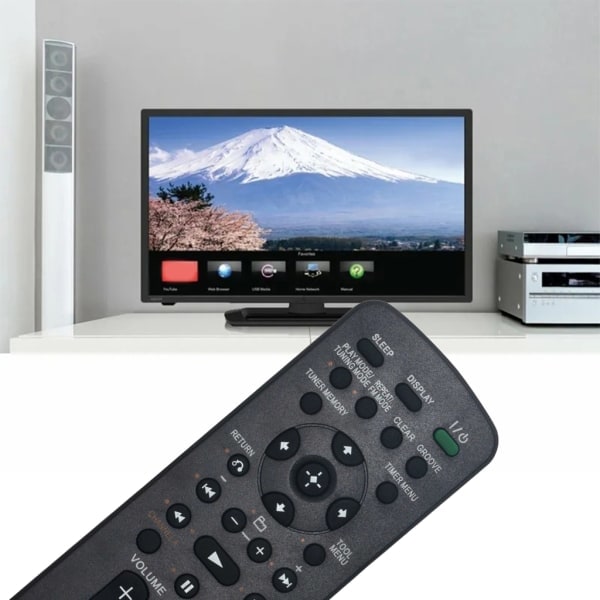 Ny RM-AMU012 udskiftningsfjernbetjening passer til Sony Mini Hi-Fi Component System LBT-DJ2I HCD-DJ2I SS-WG2I SS-DJ2I