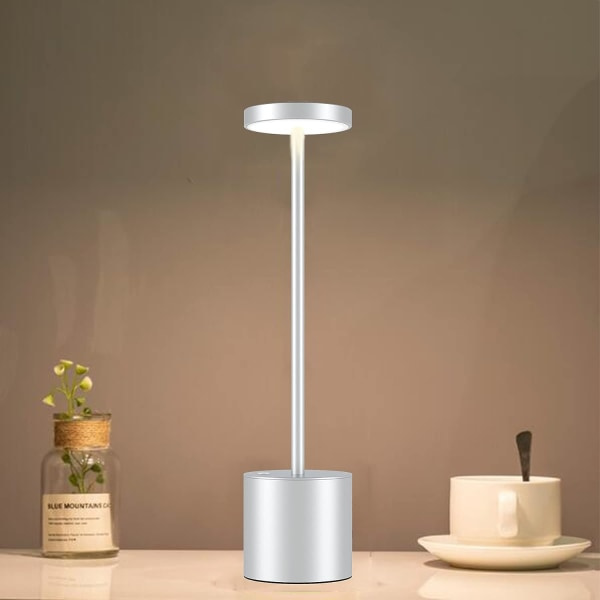 Ambertronix Ladattava johdoton LED-pöytävalaisin, valaistus