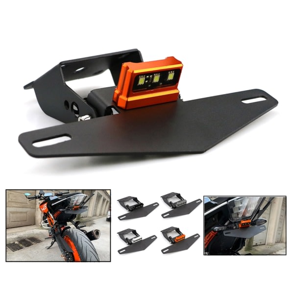 Aluminum Motorcycle Holder Bracket for KTM-DUKE 125 250 390 200 13-19 Orange