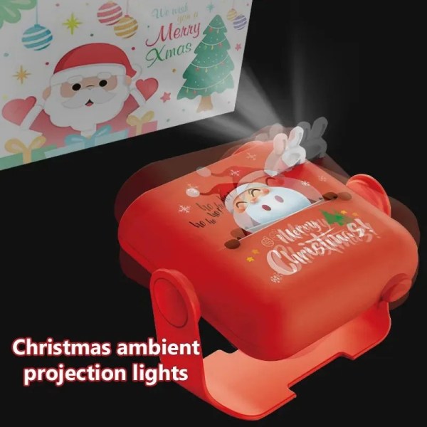 Julatmosfär projektor ljus DIY atmosfär ljus glöd