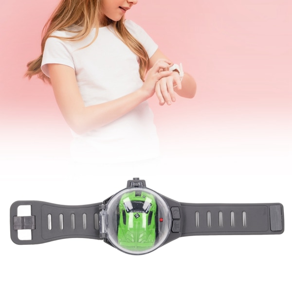 Watch RC-autolelu cover Sähköinen infrapunapuettava minikello watch 2,4G vihreä tyyppi 2