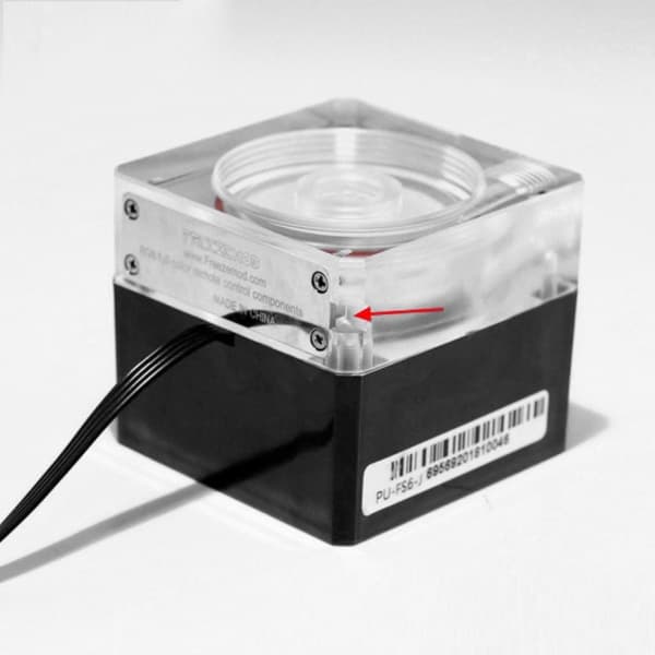 Datorvattenkylningstyst pump med 4 meter flöde 800L/H flödesstöd RGB AURA