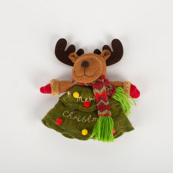 CDQ Julekonfektposer, Gaveæble, Poser, 3D Design (Elg)