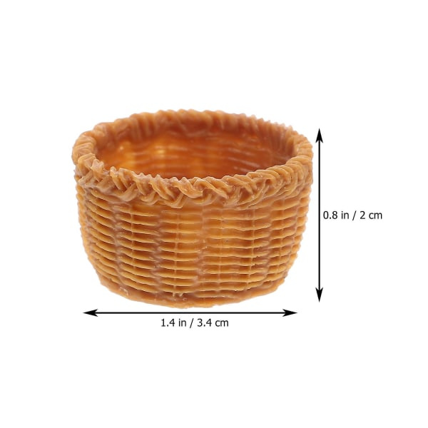 Campingpresenter Piknikkori Mini-Talo-Kori Fotokoriste Keittiötarvikkeet (3,4X2CM, Vihreä)