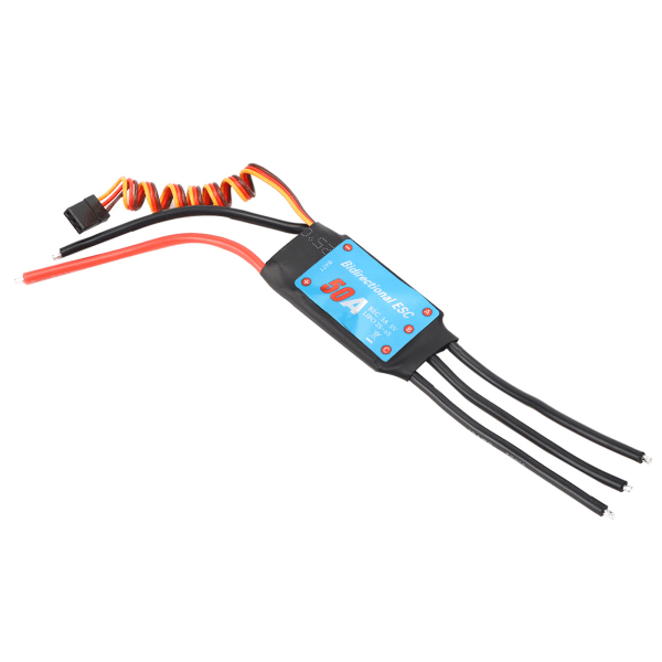 Toveis Brushless ESC Elektronisk Hastighetskontroll for RC Båt Skip Undervannspropeller (50A) 50A