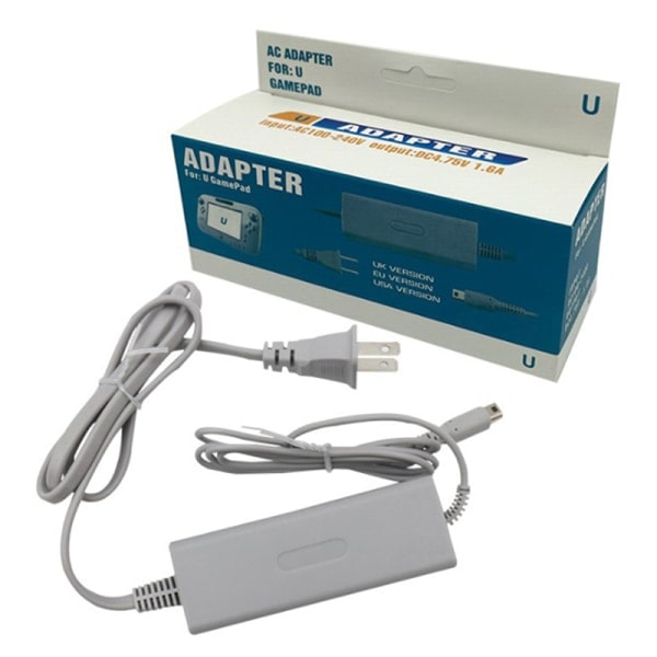 100-240V AC Laddare Adapter för Nintendo Wii U Gamepad Controll EU-kontakt