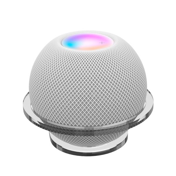 Lämplig for Apple Homepod Mini Speaker Socket Veggfeste Famil Transparent Transparent