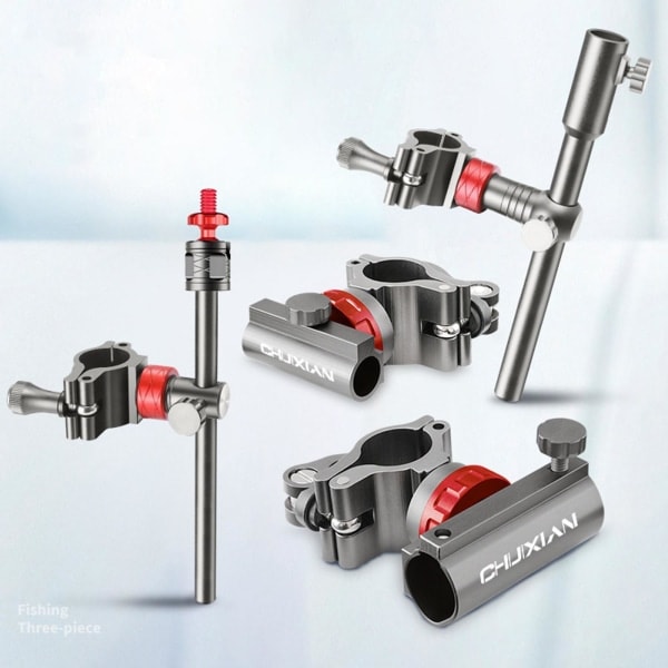 1/2/3 hurtige clips fastgørelser Robust fiskestangsparaply Paraplyholder 360° 1 stk
