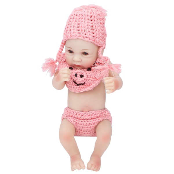 10 tommer Reborn Baby Dukker Høj Simulering Fleksible Lemmer Strikket Tøj Nyfødt Dukke Legetøj
