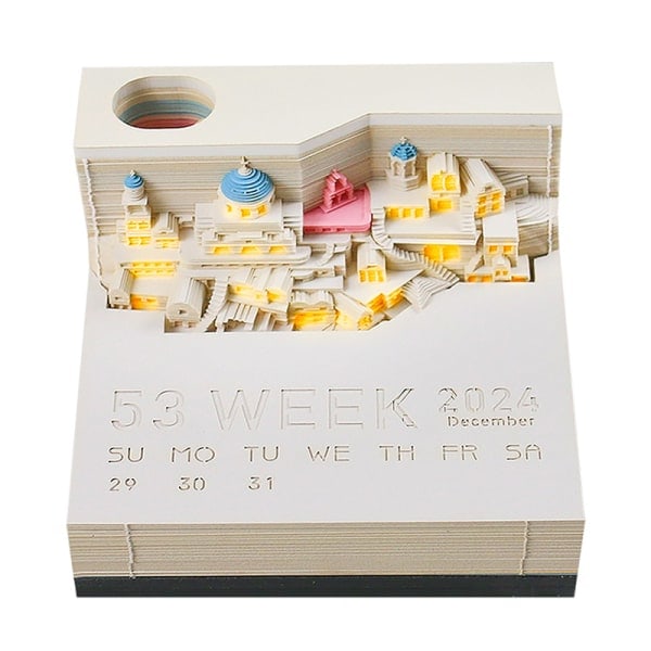 Skrivebords kalender med LED-lamper 10 one size 10 one size